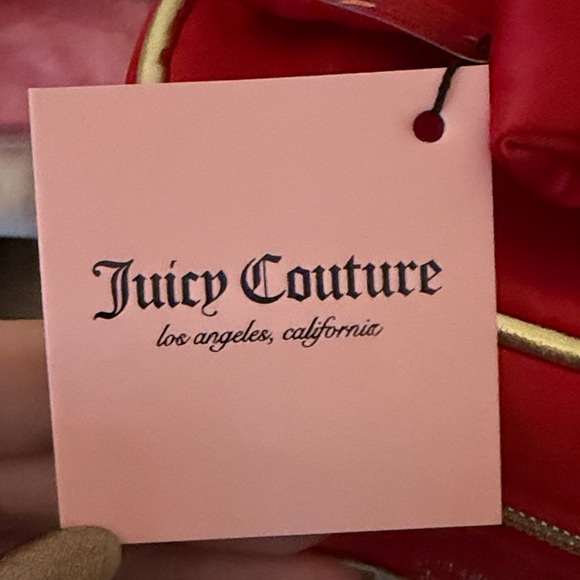 Juicy Couture Red Velvet Makeup Case - Picture 2 of 4